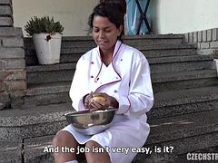 デカパイ, ハードコア, キッチン, 公共, オッパイの