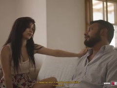 Hot Teen Neighbor Fucks Me Hard in My Apartment - Tight Pussy & Ass Licking