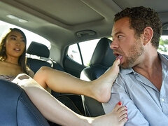 18 años, Mamada, Pies, Fetiche de pies, Lamidas, Coño, Chupando, Adolescente