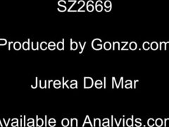 Jureka Del Mar rough DAP and pissing gangbang