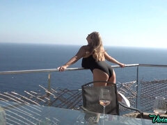 Tetas grandes, Rubia, Tetona, Enorme, Monstruo, Tetas naturales, Al aire libre, Polaco