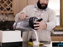 Blonde, Couple, Poilue, Lesbienne, Chatte, Réalité, Caoutchouc, Adolescente