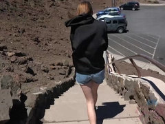 Amateur, Plage, Bikini, Sucer une bite, Branlette thaïlandaise, Mamelons bombés, Chatte, Fumer