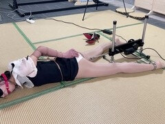 緊縛, 中国人, 服従, 彼女, 穴開きパンティ, オマンコ, スカート, トレイン