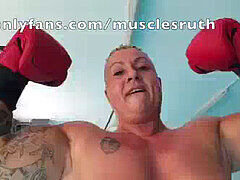 Musclewoman, mischievous, female dom