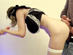 アスtoマウス, フェラチオ, チン, デカチンの, なめる, 怪物, 三人, おもちゃ