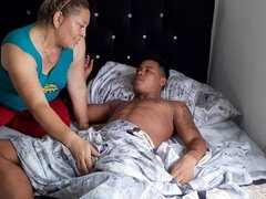 Amateur, Grosse bite, Sucer une bite, Couple, Fille latino, Mature, Maman, Suçant