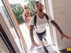 Kont, Grote kont, Blond, Pijpbeurt, Logement, Tatoeage, Tiener