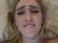 Blondine, Freundin, Küssen, Öl, Orgasmus, Pov, Muschi, Titten