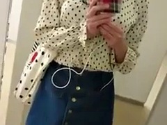 女装男装, イく瞬間, フェティッシュ, 日本人, 公共, シーメール