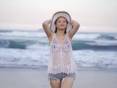 Asiatisch, Strand, Braunhaarige, Hd, Lecken, Muschi, Jungendliche (18+), Netzkamera