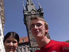 Sucer une bite, Brunette brune, Cocu, Tchèque, Queue, Hd, Pov, Ados anal