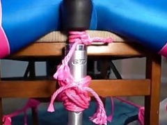 Amerikanisch, Sadomasochismus, Schwarz, Nylon, Orgasmus, Sklave, Elasthan, Vibrator