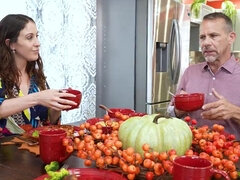 Grosser schwanz, Grosse titten, Blasen, Sperma im mund, Spermaladung, Familie, Hd, Schlucken