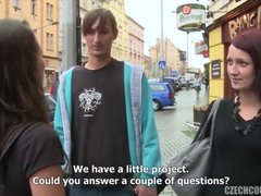 Leie, Blasen, Paar, Tschechisch, Europäisch, Geld, Pov, Swingers