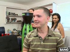 3 Pornstars demolish the dorm