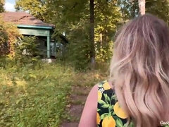Amateur, Verga grande, Rubia, Mamada, Corridas, Polla, Al aire libre, Pov