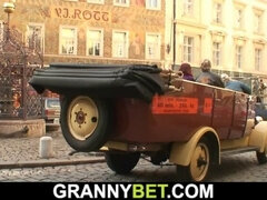 Pijpbeurt, Tsjechisch, Harig, Hd, Moeder, Kut duiken, Roodharige vrouw, Kousen