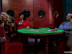They play poker and piss on each other!