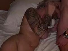 Leie, Grosse titten, Blasen, Braunhaarige, Paar, Niederländisch, Reif, Titten