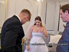 Gros seins, Sucer une bite, Rondelette, Cocu, Hard, Lingerie, Nénés, Mariage