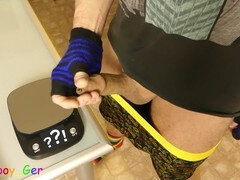 Sperma, Sperma shot, Duits, Handbeurt, Keuken, Masturbatie, Speelgoed, Vibrator