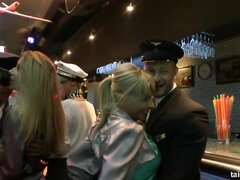 Hot Costumed Sex Party in the Night Club