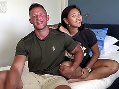 Natalia Gets Some Muscle Dick From Mature BodyBuilder Heath