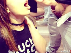 Amateur, Grosse bite, Sucer une bite, Brunette brune, Queue, Hd, Fait maison, Adolescente