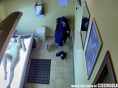 素人, チェコ, 自家製, オマンコ, 現実, 日光浴室, ティーン, のぞき