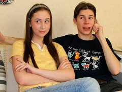 フェラチオ, 茶髪の, 汚れた　, バック, フェティッシュ, ロシア人, 剃毛, ガリガリ