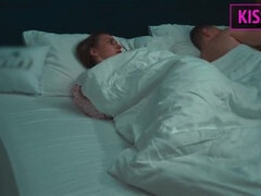 Schlafzimmer, Grosser schwanz, Grosse titten, Braunhaarige, Schwanz, Aufs gesicht abspritzen, Fett, Handjob