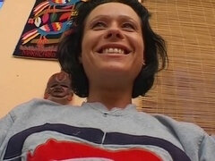 ベッドルーム, フェラチオ, 茶髪の, ヨーロピアン, エクストリーム, 自家製, オーガズム, オマンコ