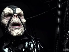 Anal, Bondage domination sadisme masochisme, Bizarre, Blonde, Éjaculation interne, Gants, Hard, Latex