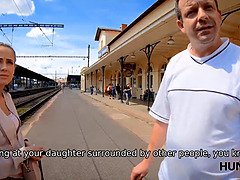 Blasen, Betrug, Gehörnter ehemann, Tschechisch, Hd, Geld, Pov, Titten