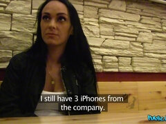 Public Agent - How Much Ejaculant Will This Pretty Babe Swallow For A Free Phone? 1 - Klara Dolar