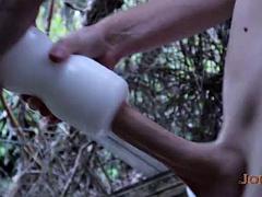 Enthousiasteling, Sperma shot, Fetisj, Homo, Hardcore, Masturbatie, Openbaar, Strak