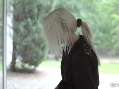 Nana, Blonde, Brunette brune, Érotique, Embrassement, Lesbienne, Léchez, Massage