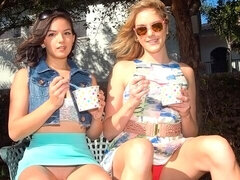 Большая жопа, Большие сиськи, Пальцем, Поцелуи, Лесбиянка, Мастурбация, Тощие, Стриптизерша