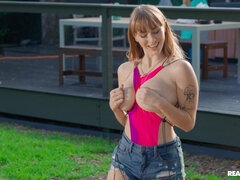 Chica, Mamada, Tetona, Sexo duro, Hd, Interracial, Natural, Realidad