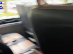 Enthousiasteling, Pijpbeurt, Bruinharig, Autobus, Sperma shot, Lul, Openbaar, Realiteit