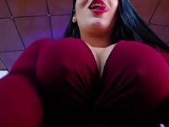 Grosse titten, Gesichtssitzen, Handjob, Masturbation, Nippel, Geschwollene nippel, Netzkamera