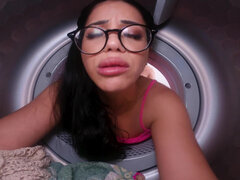 Culo grande, Tetas grandes, Polla, Estilo perrito, Gafas, Hd, Jeans, Coño