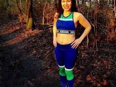 Verga grande, Mamada, Polla, Alemán, Verga enorme, Mamá, Público, Spandex