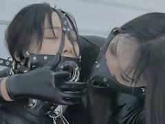 Asiatique, Bondage domination sadisme masochisme, Femme dominatrice, Latex, Cuir, Orgasme, Caoutchouc, Esclave