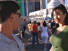 Novio, Morena, Maduro, Madres para coger, Al aire libre, Público, Realidad, Tetas