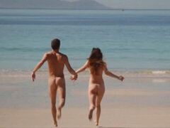 Пляж, Минет, Платье, Еда, На кухне, Натуральные сиськи, Бритые, Сиськи