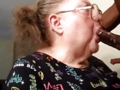 Amerikanisch, Wohlbeleibte schöne frauen, Blasen, Sperma im mund, Kehlenfick, Oma, Reif, Pov