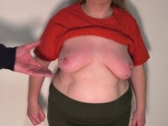 Sadomasoquismo, Dominación, Humillación, Castigada, Bofetada, Esclavo, Nalgadas, Tetas