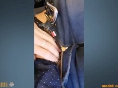 Masturbación, Público, Tren